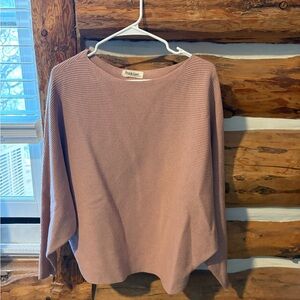 Peach Love California Mauve Ribbed Sweatshirt